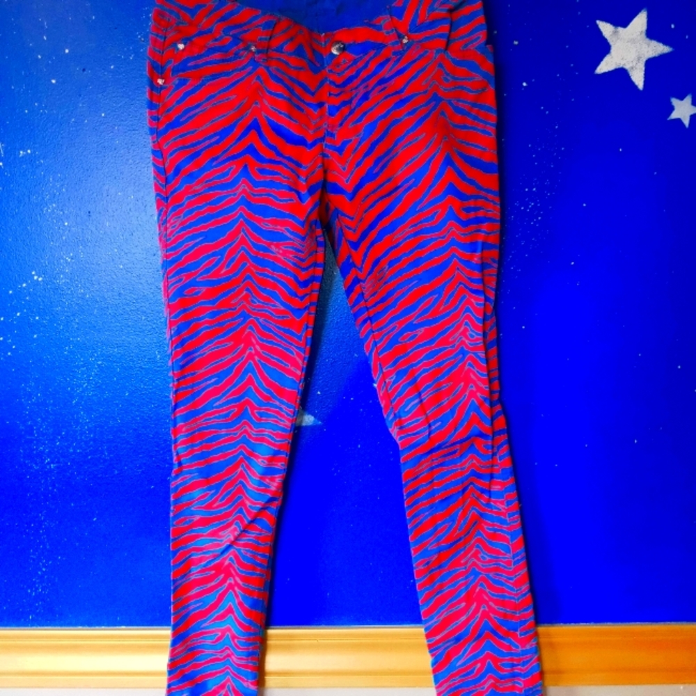 Tripp Zebra Denim Pants